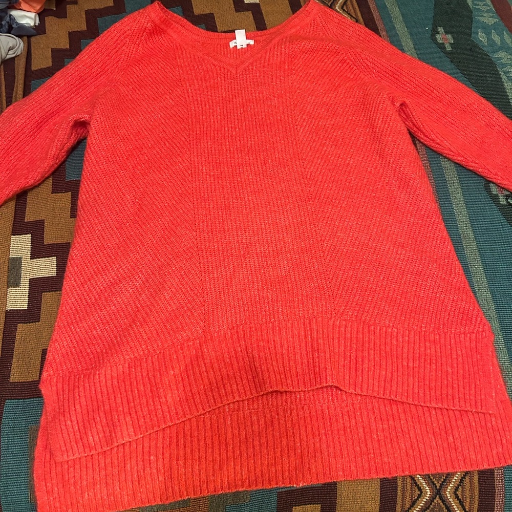 red sweater